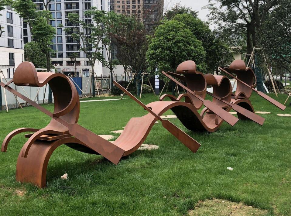 肇东锈钢板造型