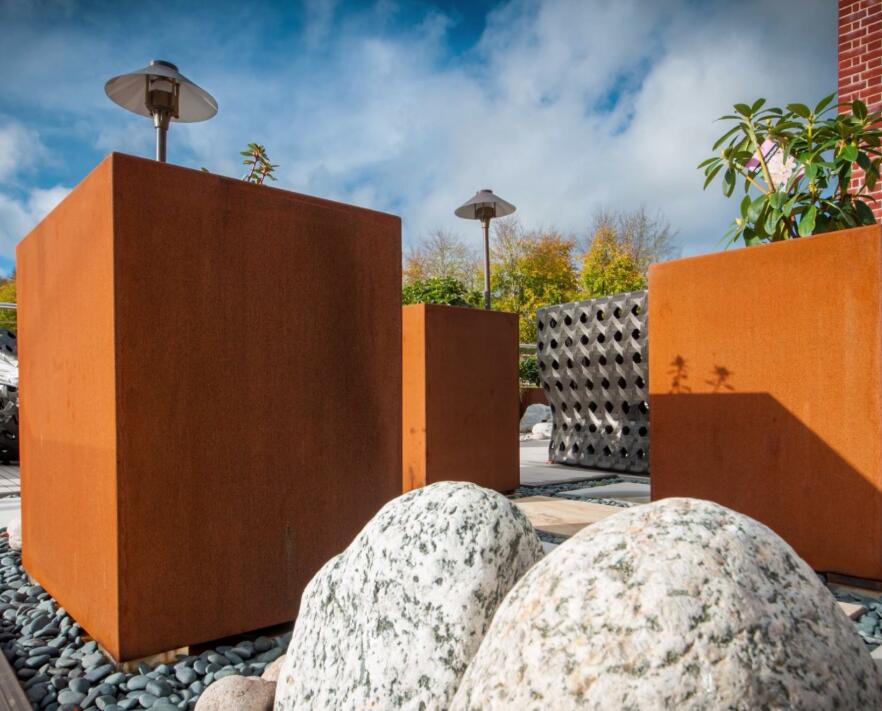 肇东锈钢板花箱